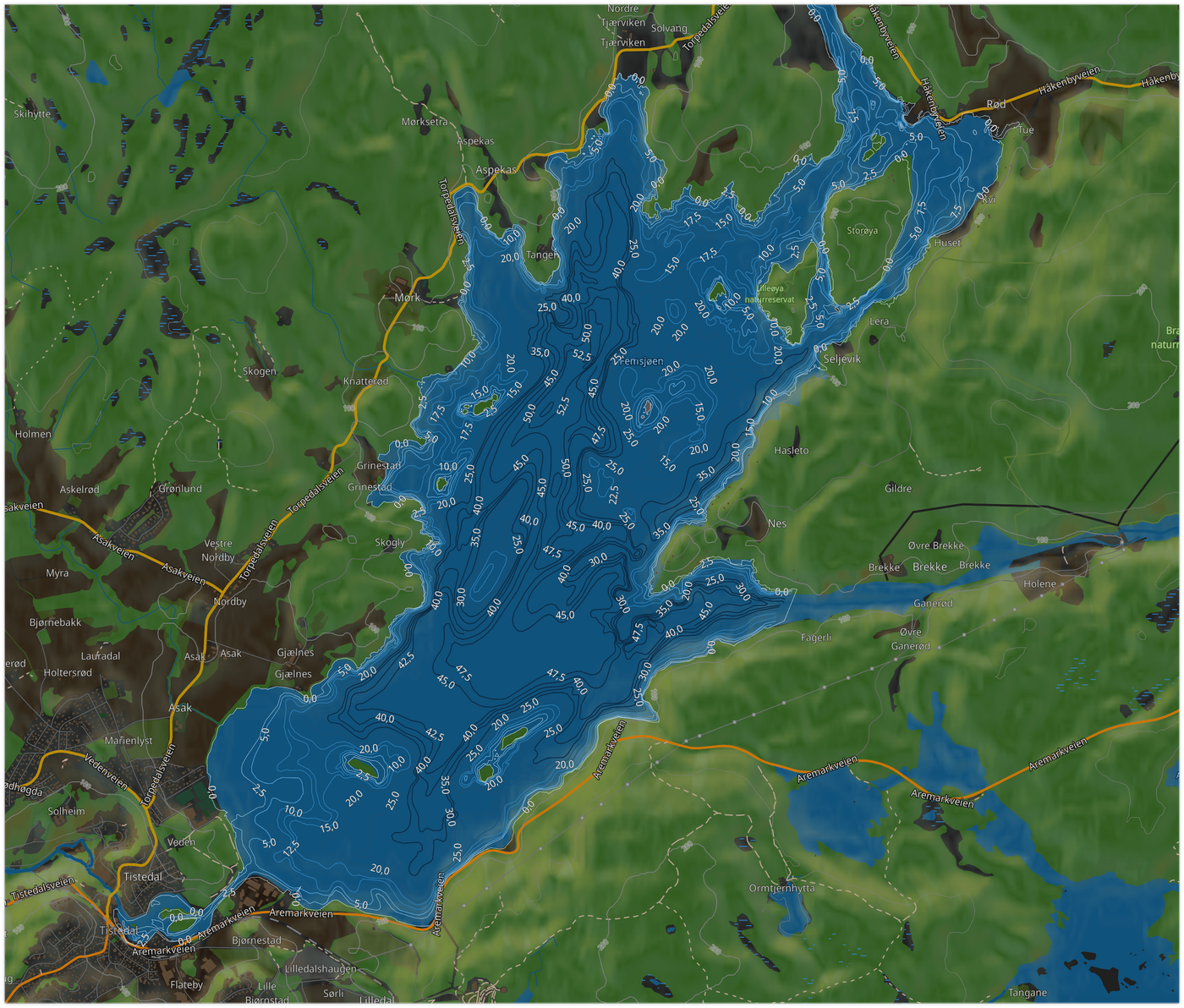 Femsjøen - Depth Curve