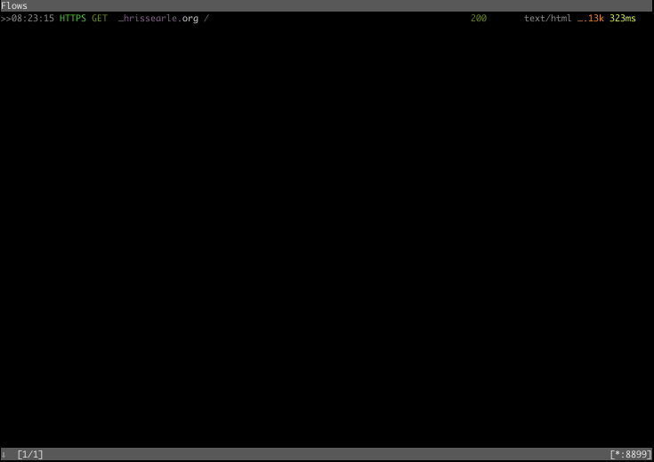 mitmproxy flow from curl mitmproxy flow from curl